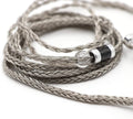 Tripowin Zonie 16 Core Silver Plated Cable SPC Earphone Cable for BL03 TRN V90 V80 AS10 ZS10 ZS6 ES4 ZST ZSR Iems (2Pin 0.78-3.5Mm, Grey)
