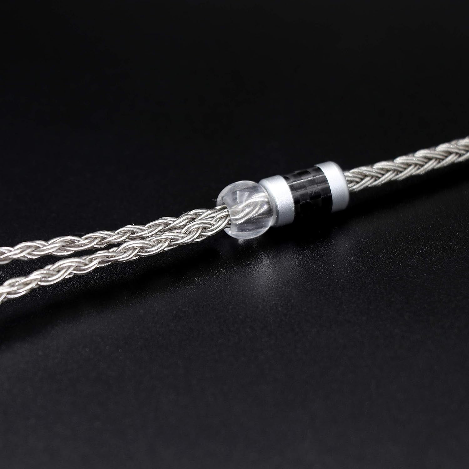 Tripowin Zonie 16 Core Silver Plated Cable SPC Earphone Cable for BL03 TRN V90 V80 AS10 ZS10 ZS6 ES4 ZST ZSR Iems (2Pin 0.78-3.5Mm, Grey)